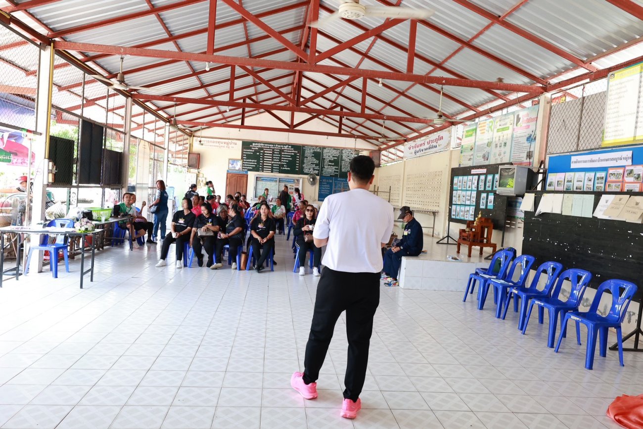 โครงการเพิ่มศักยภาพด้านสุขภาพกิจกรรมอบรมดูแลสุขภาพการเต้นแอโรบิค การเต้นตาราง 9 ช่อง การเต้นบาสะโลป และการฝึกยืดเหยียดกล้ามเนื้อ และท่าโยคะอาสน