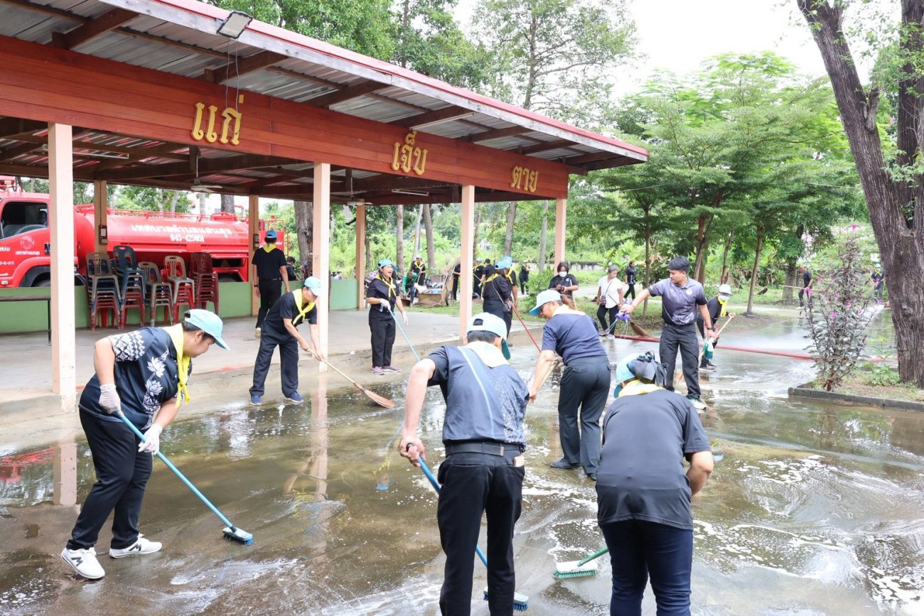 โครงการ “วัด ประชา รัฐ สร้างสุข” ร่วมพลังจิตอาสา Big Cleaning วัดใหม่ทองสวาง