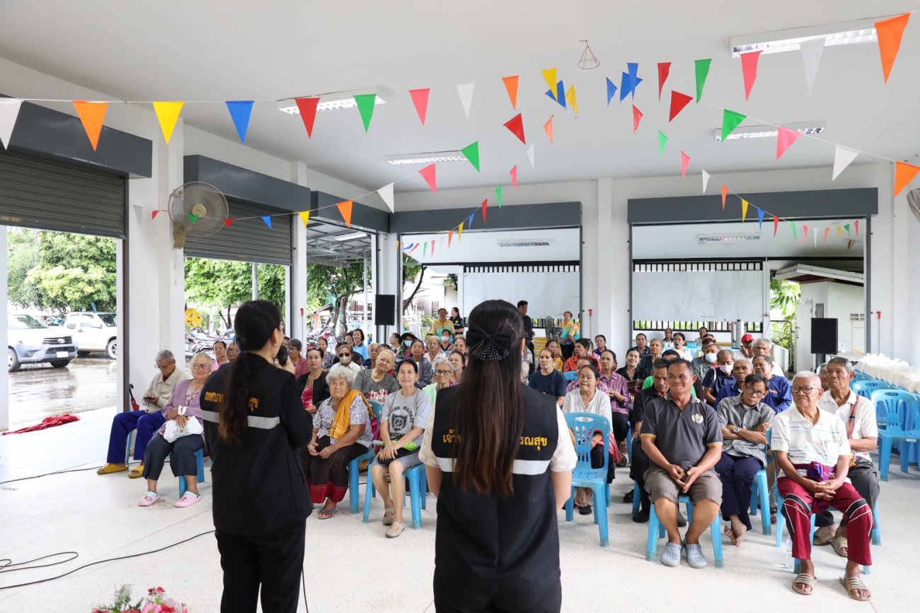 โครงการส่งเสริมสุขภาพผู้สูงอายุสูงวัยสุขกายสบายใจ หมู่ที่ 5 บ้านธาตุ